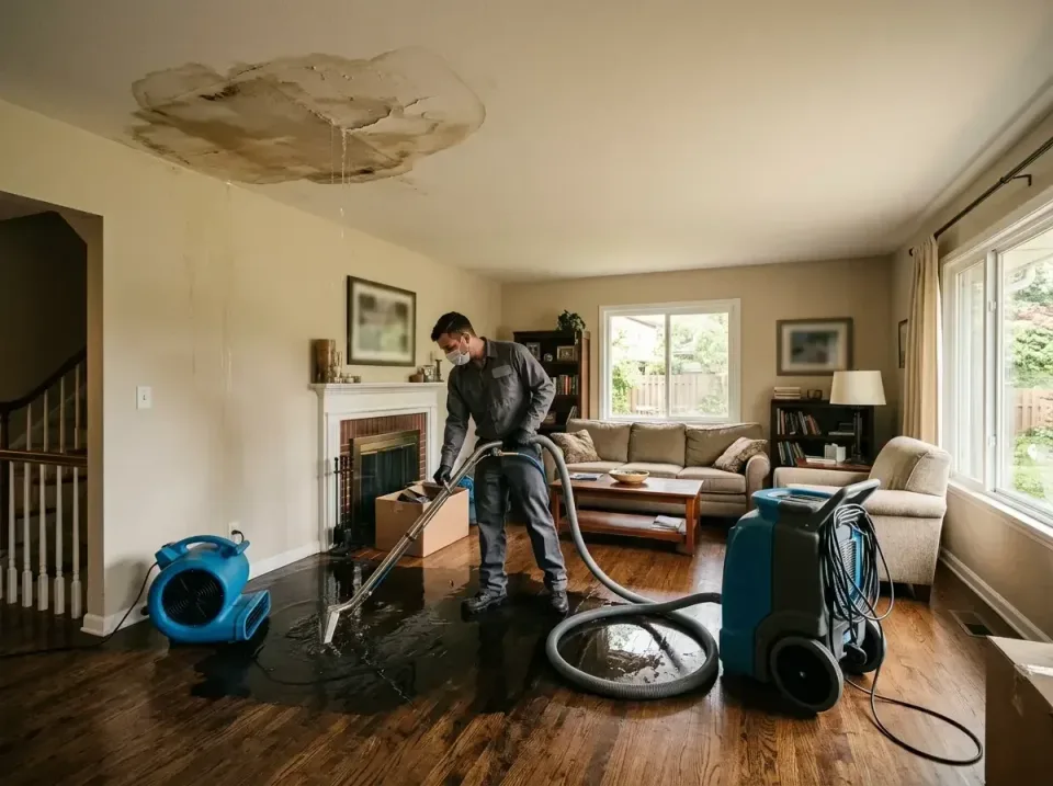 attic-pipe-burst-ceiling-drip-008 — frequently asked questions, Water Damage Restoration & Carpet Care in Jamestown, KY